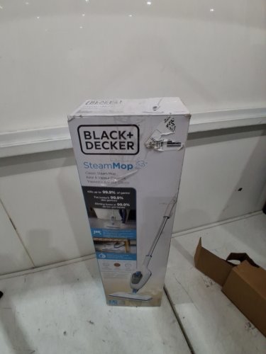 BLACK + DECKER Classic STEAM MOP - White (MODEL: HSM13E1) image 5