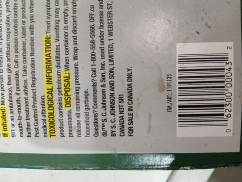 3PK OFF! Deep Woods INSECT Repellent long lasting protection - 255G each (model: 1191135) image 4