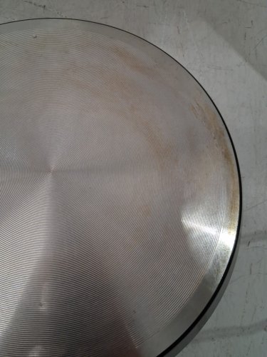 Starfrit Non-Stick Flat Tava Stainless Steel Riveted Handle pan - 12.5" image 3