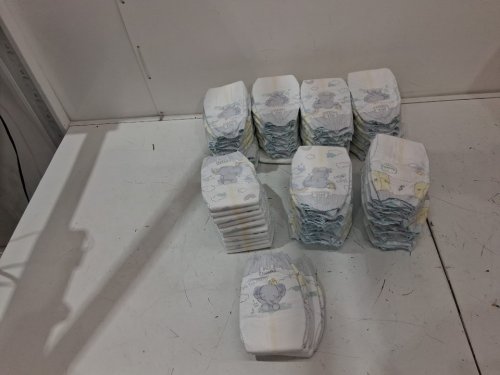 74PK Pampers Swaddlers Disposable Baby Diapers - SIZE 1 (8-14lbs) image 2