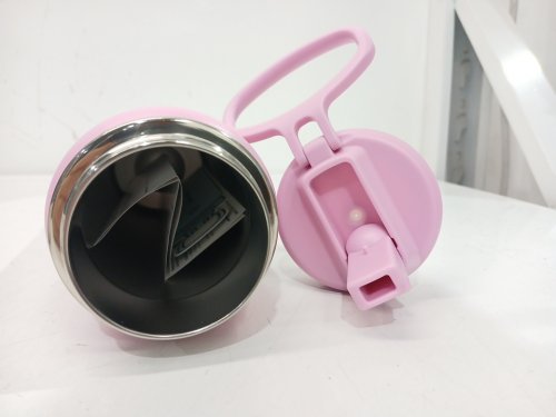 ThermoFlask Insulated Stainless Steel Water Bottle with Straw Lid - 24OZ - Pink image 3