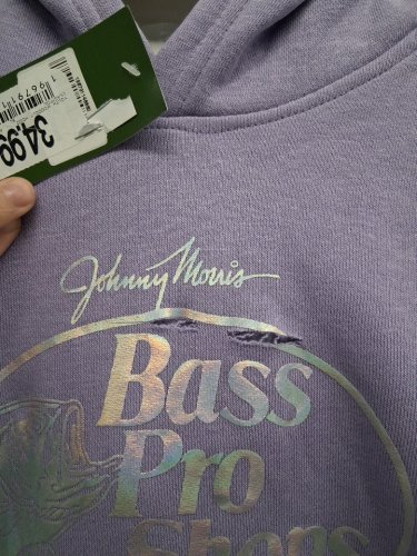 youth Bass Pro Shops Logo Hoodie- XL-Lilac (style:688f244034) image 2