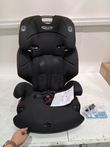 GRACO C20 TRANZITIONS 3-IN-1 HARNESS BOOSTER CAR SEAT - 100LBS MAX/CAP - BLACK (MODEL: 2035724) image 3