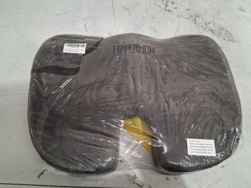 forerhome orthopedic coccyx support gel memory foam seat cushion - 17.5" x 13.4" x 2.8" - black/grey (model : FH-001CG-G) image 4