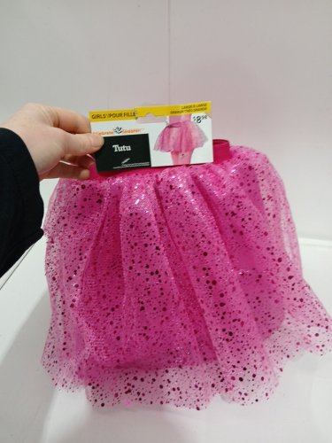 GIRL'S WAY TO CELEBRATE SPARKLY SHORT TUTU - LARGE - PINK image 2