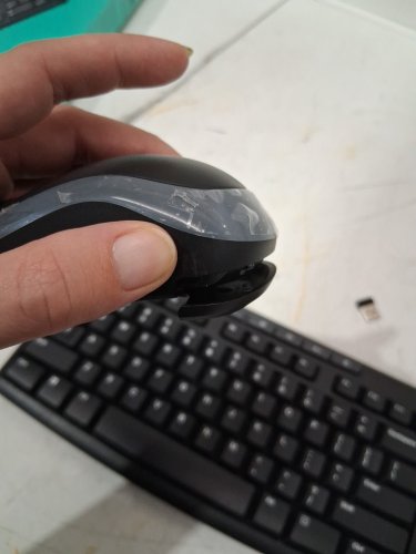 Logitech Wireless Keyboard and Mouse Combo - 2.4 GHz Wireless - Black (Model: MK270) image 4