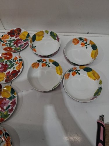 12PC MAXWELL & WILLIAMS CAPRI DINNERWARE SET - MULTI COLOR FLORAL (MODEL: 1041712) image 5