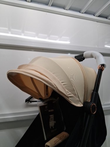 gromast ifold2.0 folding baby stroller - beige/black (model : GT077) image 6