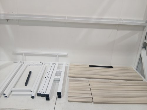 SDHYL Adjustable Laptop Standing Desk with Wheels - 31.5" - maple (model: 101-2MP) image 5