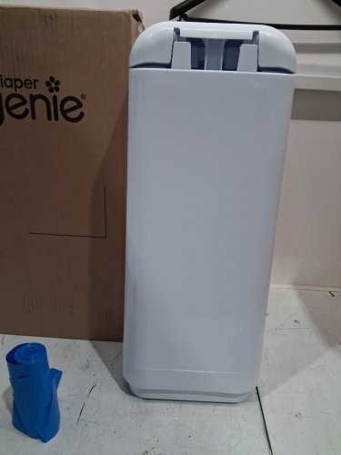 Diaper Genie Essence Pail with 18 Easy Roll Refill Bags - 23" - white (model:‎I000908) image 8