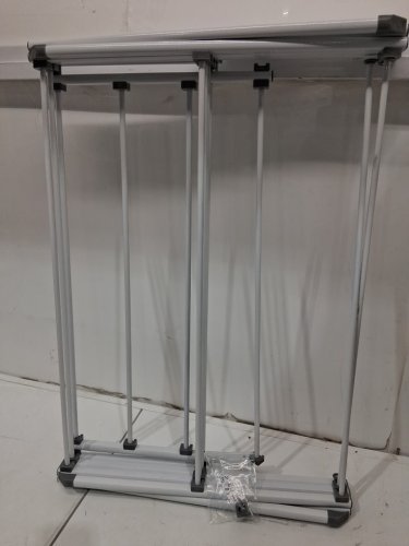 EASYmaxx Telescopic Clothes Airer Laundry Tower - 22lbs capacity - white image 4