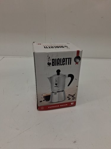 Bialetti Stovetop Espresso Pot makes 3 4.3oz cups of espresso - Silver image 2