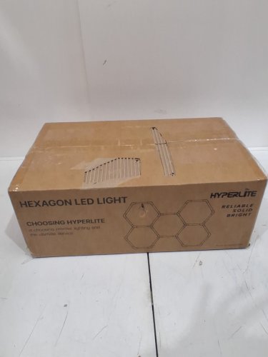 25pc hyperlite gen 2 hexagon led lights - 168w 16800LM 6500k - white (model: ‎HP-HB-BN) image 4