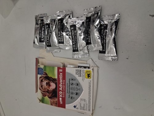 (6 doses) elanco k9 advantix II - flea adulticide/larvicide/ovicide and tick, mosquito and lice adulticide - for extra large dogs (more than 25kg) image 2