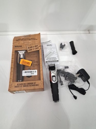 wahl beard and body rechargeable grooming kit - black - (model: 3285) image 2