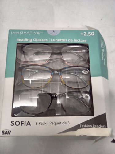 3PK INNOVATIVE EYEWEAR SOFIA READING GLASSES - +2.50 - MULTICOLOURED (STYLE: 8851125) image 2