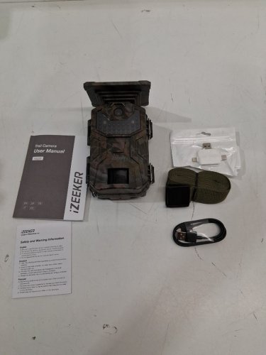 Izeeker waterproof hd trail cam with night vision - Camouflage (Model: ‎ig200) image 2