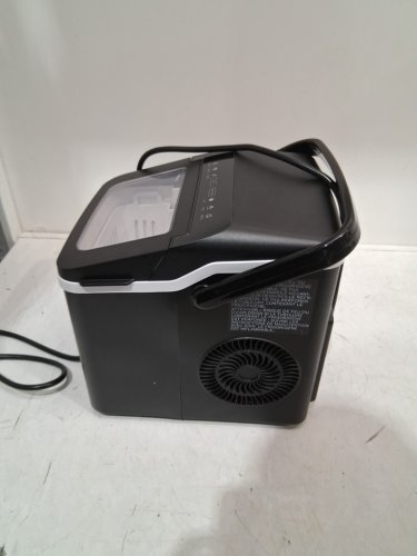 Iceman Dual-Size Ice self cleaning portable counter top ice maker - 22lbs/24hrs - black (model: rj56-bul-12) image 7