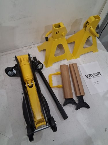 HEAVY DUTY LOW PROFILE 2-TON Hydraulic Floor Jack, Single Piston Quick Lift Pump - 4.9" to 13.2" Height Lifting Range - Yellow (MODEL: VL-80020) image 5