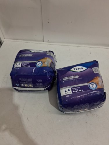 2 (11PK) TENA OVERNIGHT all night protection Stretch briefs - LG image 3