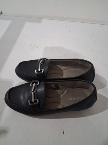 WOMEN'S AEROSOLES BUCKLE SLIP ON Loafer FLATS - 7 - BLACK (STYLE: 1863914) image 3