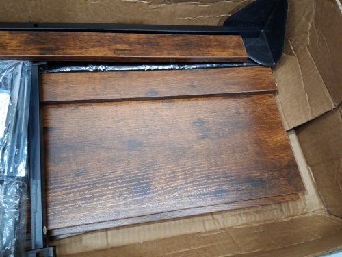 enhomee 11-drawer fabric dresser/tv stand with led lights & charging station - 47" x 12" x 31" - rustic brown - (model: 55scdrd3scg) image 11