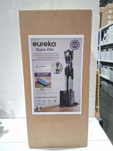 Eureka Cordless Rechargeable 3-IN-1 Stick Vacuum Cleaner WITH CLEANING STATION & ANTI-TANGLE NOZZLE FOR ALL FLOORS - GREY/PURPLE (MODEL: NEC490SE) image 4