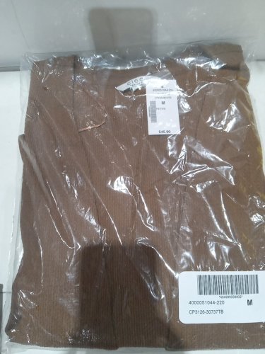 Women's Cleo Petites 3/4 sleeves Cardigan - Medium - Tobacco (style: CR3126-30737TB) image 2