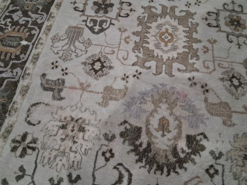 2PC WASHLUXE AREA RUG & RUNNER SET - 5FT X 7FT & 2.25FT X 5FT - BEIGE/BROWN/BLACK (MODEL: 2046294) image 4