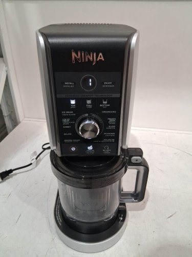 NINJA CREAMI DELUXE 11-IN-1 DIGITAL FROZEN TREAT MAKER - MAKES 24OZ PINTS - SILVER (MODEL: NC501C) image 4