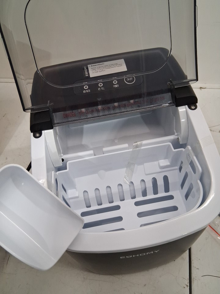 EUHOMY Countertop Ice Maker Machine - MAKES 26LB/Day - BLACK (MODEL: im-06d/IM001-Bbl-CAEH) image 5