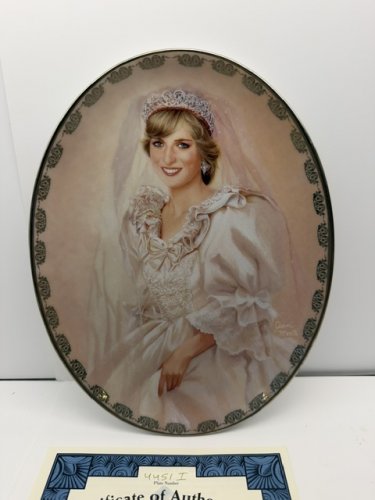 Princess Diana: Queen Of Our Hearts "The People's Princess" Plate WITH coa image 4
