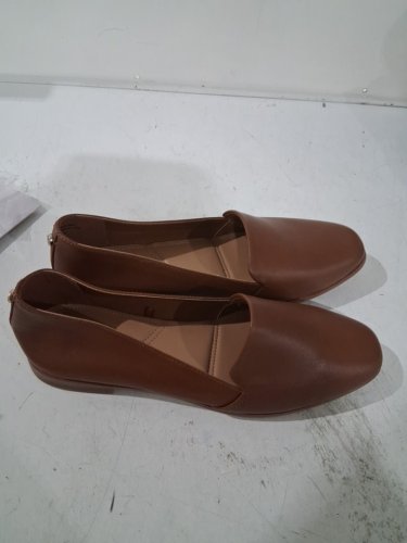 women's aldo hollie slip on loafers - size 9 - cognac brown (style:1946236) image 2