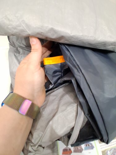 UNP Tents 6 Person Waterproof Windproof Easy Setup, Double Layer Family Camping Tent - 10FT x 9FT x 78" - GREY/ORANGE - (MODEL: ‎UNP-100978-GY) image 7