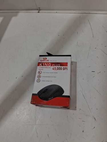 redragon k1ng plus ultra-light wireless gaming mouse - 3-mode 49g, 45k dpi, 2.4ghz, bluetooth - black  carbon fiber (model: m916-plus) image 2