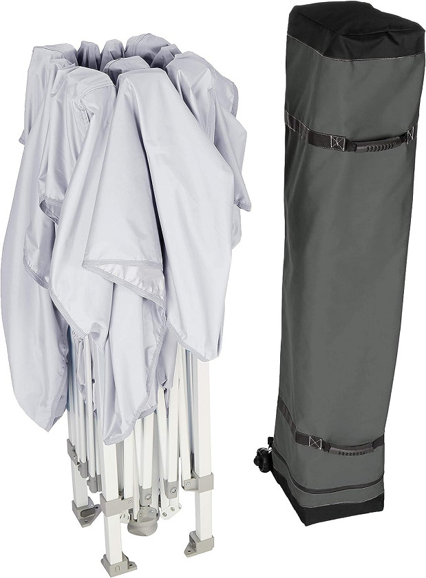 AMAZONBASICS OUTDOOR ONE-PUSH POP UP CANOPY - 10FT x 10FT - WHITE - (model: b07ym1d787) image 3