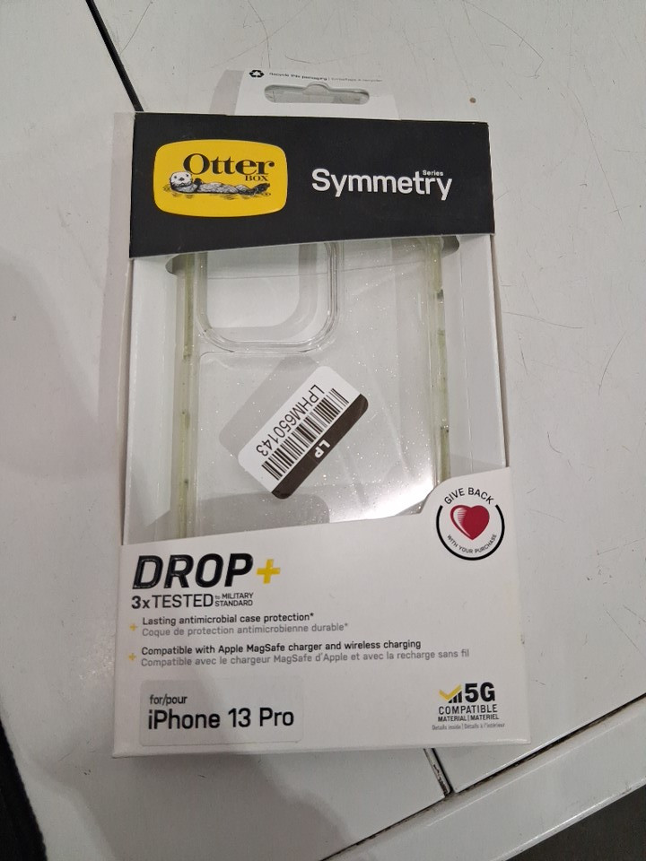OtterBox iPhone 13 Pro Symmetry Clear Series Case - Stardust (Clear/Glitter) image 2