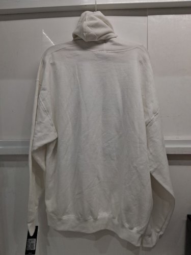 Men's Adidas Essentials Logo Hoodie - Extra Large - White/Red/Blue image 4