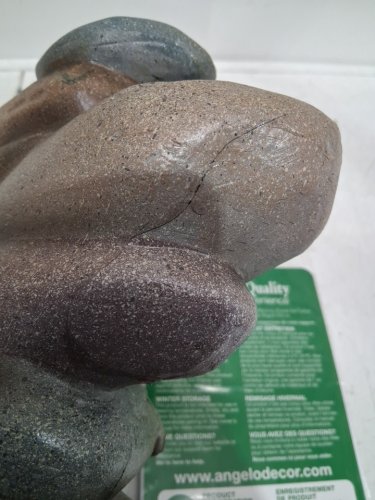 Angelo Décor Stone Tabletop Fountain - 10" x 6" - Brown/Grey/Green (Model: AD96068) image 4