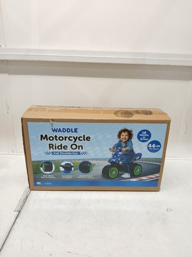 Waddle Balance Bike for Kids with Sounds - for Children Up to 44 lbs - blue (model: wd25006bl) image 2