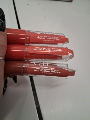 3PC E.L.F HYDRATING CORE LIP SHINE - LOVELY/HAPPY image 2