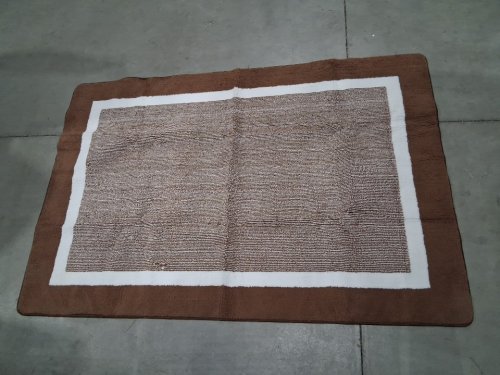 KITINJOY Non-Slip Absorbent Mud Trapper Front Door Mat - 4FT x 6FT - BROWN image 3