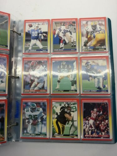 400+ APPROX ASSSTD 1990 SCORE NFL FOOTBALL CARDS image 17