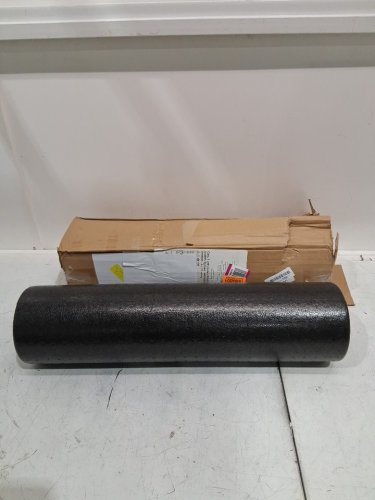 AMAZON BASICS HIGH-DENSITY ROUND FOAM ROLLER FOR YOGA & EXERCISE - 24" - BLACK image 3