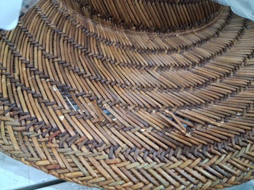 adult unisex QUICKSILVER PIERSIDE STRAW LIFEGUARD HAT - Large/ extra large- Brown (style:aqyha00145) image 4