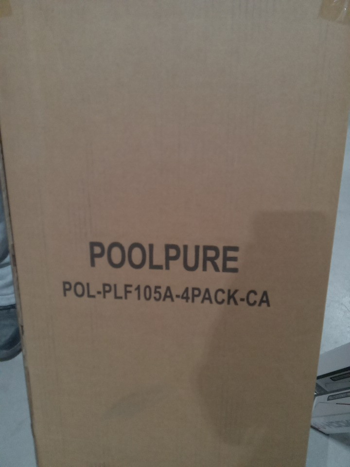 4pk POOLPURE Long Lasting Pool & Spa Filtration Replacement Cartridge for various models (Model: POL-PLF105A-4PACK-CA) image 3