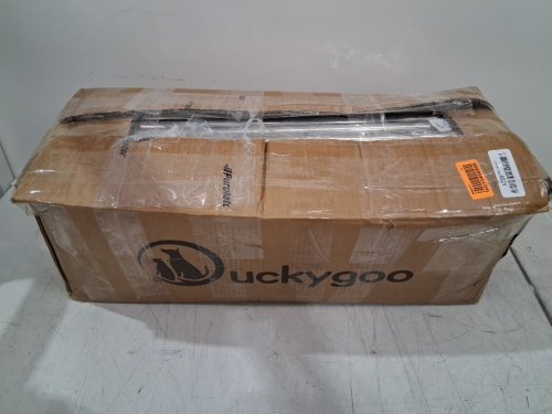 duckygoo whelping box play pen for dogs/petswith absorbent pad/birthing pad - 50" x 50" x 25" - black image 2