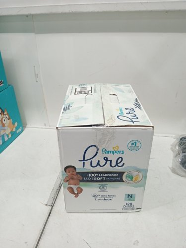 128PK Pampers Pure Protection Disposable Baby Diapers - size newborn image 2