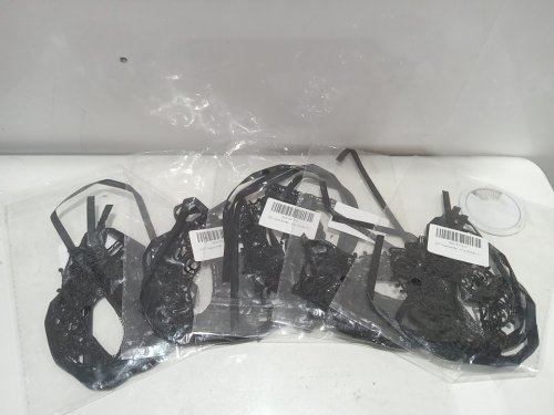 5 elegant Masquerade Mask - osfm - black image 2