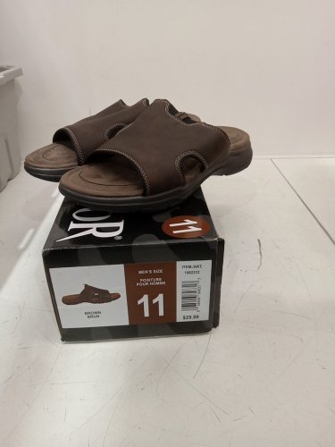 men's prospector austin 2.0 slide sandal - size 11 - brown/black (Style : 1982232) image 2